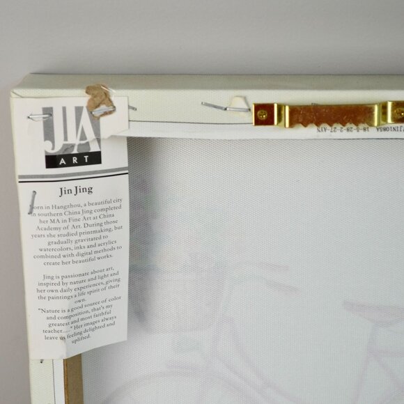 Jin Jing Dog on Bicycle Bike Canvas Print Textured - Picture 5 of 5